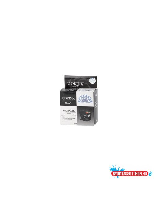 Brother LC229XL tintapatron black ORINK (utángyártott)