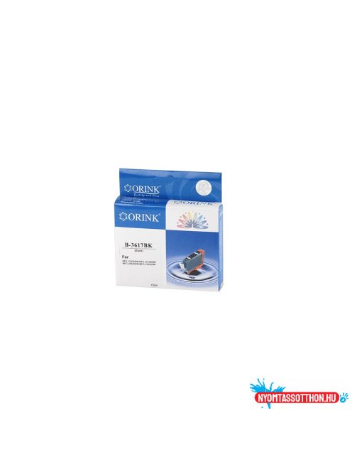 Brother LC3617 tintapatron black ORINK (utángyártott)