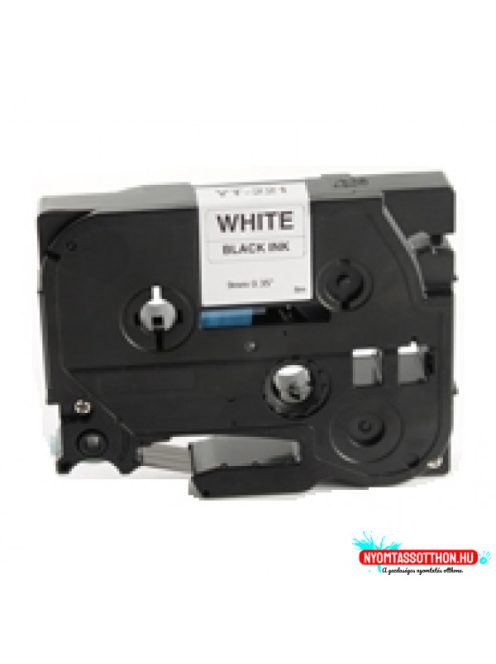 BROTHER TZe221 szalag Black/White 9mm x 8m DOR (For use)