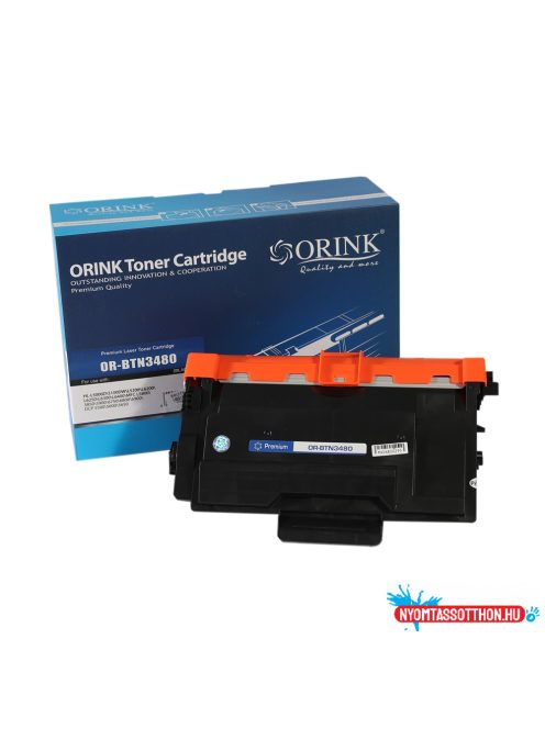 Brother TN820/TN3428/TN3422/TN3430/TN3480/TN3512 toner ORINK 12K (utángyártott)