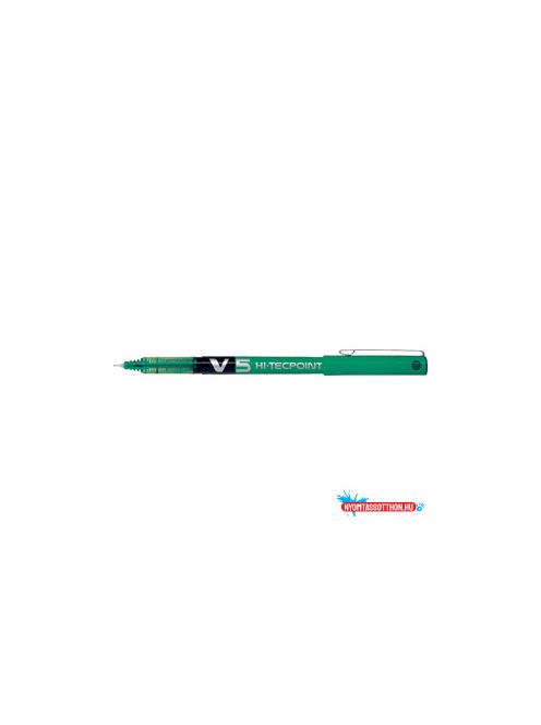 Rollertoll 0,3mm, kupakos tûhegyû V5 HI-Tecpoint Pilot, írásszín zöld