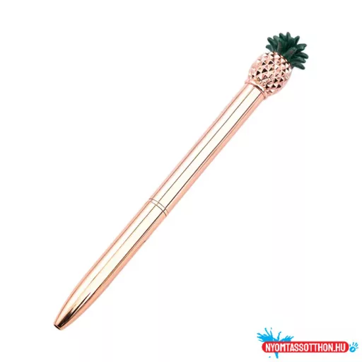 Ananászos metáltestű golyóstoll, 1.0mm