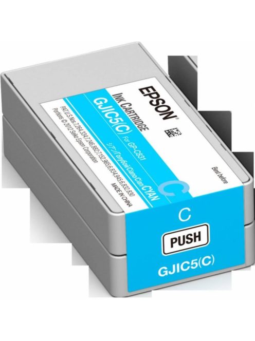 Epson C831 GJIC5C Patron Cyan 32,5ml (Eredeti)