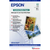 Epson A/3 Archival Matt Fotópapír 50Lap 192g (Eredeti)