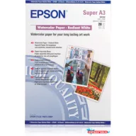 Epson A/3+ Watercolor Papír 20Lap 190g (Eredeti)