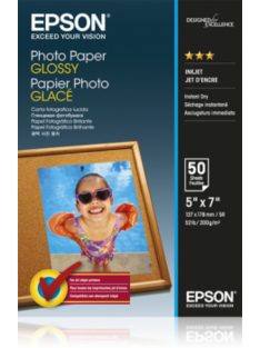 Epson 13x18 Fényes Fotópapír 50Lap 200g (Eredeti)