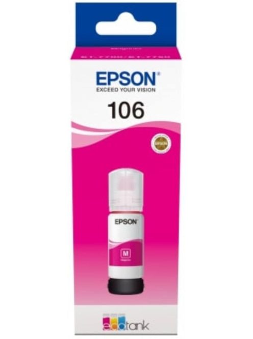 Epson 106 (T00R3) tinta Magenta 70ml (Eredeti)