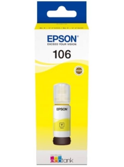 Epson 106 (T00R4) tinta Yellow 70ml (Eredeti)