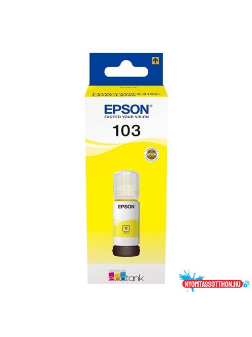 Epson 103 (T00S4) tinta Yellow 65ml  (Eredeti)