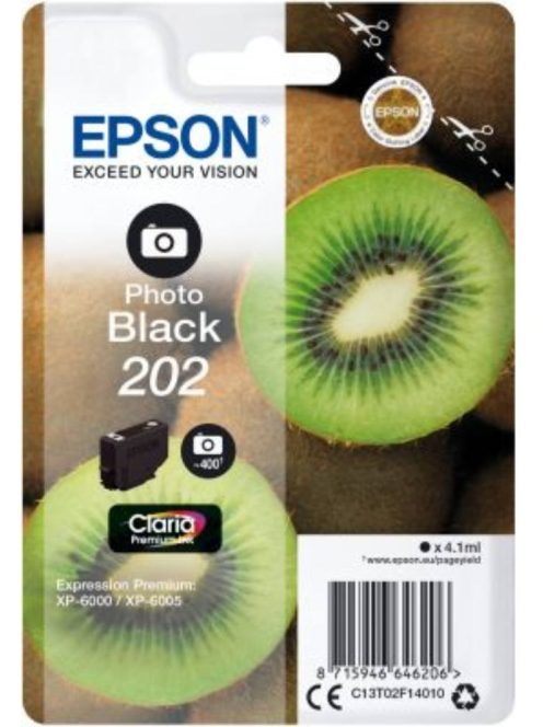 Epson T02F1 Patron Photo Black 4,1ml (Eredeti)