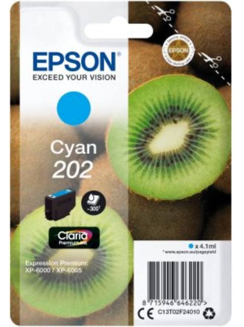 Epson T02F2 Patron Cyan 4,1ml (Eredeti)
