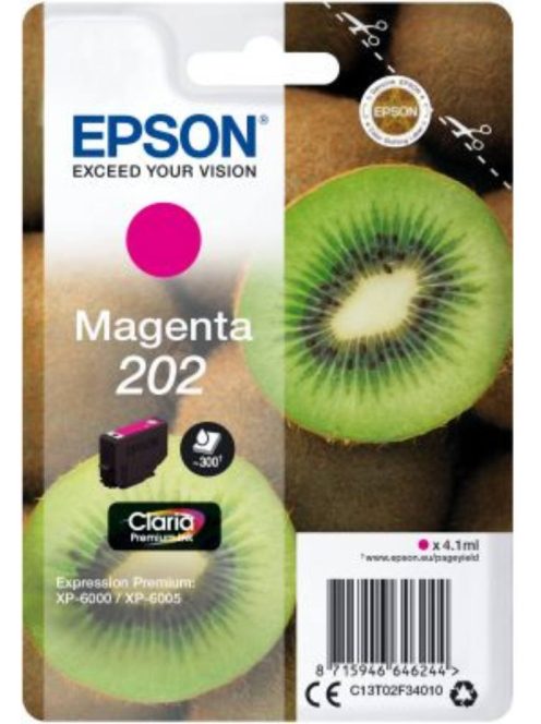 Epson T02F3 Patron Magenta 4,1ml (Eredeti)