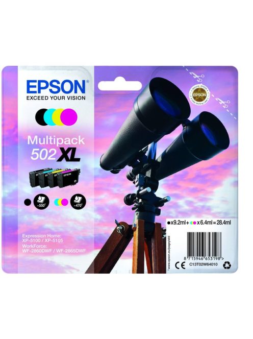 Epson T02W6 Patron Multipack 502XL (Eredeti)