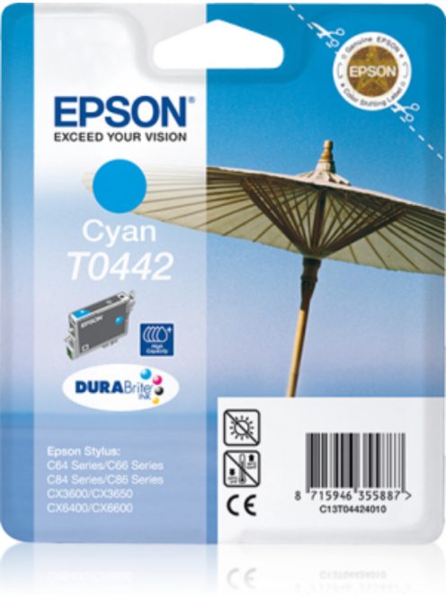 Epson T0442 Patron Cyan 13ml (Eredeti)