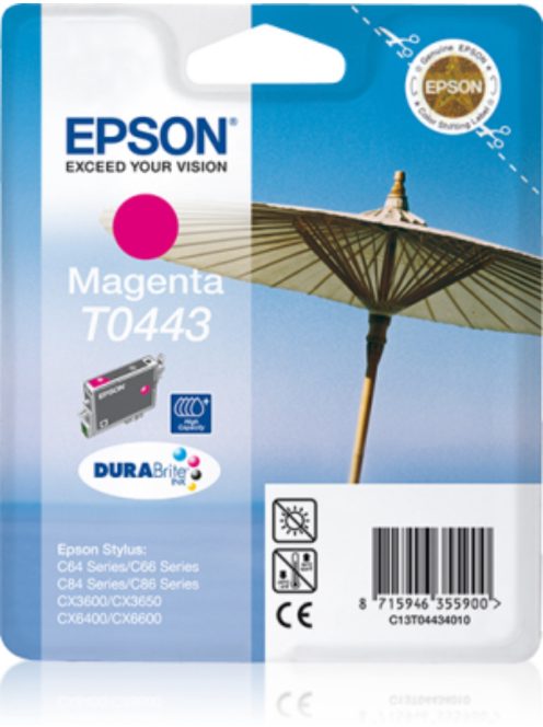 Epson T0443 Patron Magenta 13ml (Eredeti)