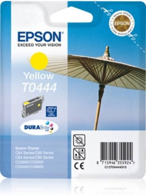 Epson T0444 Patron Yellow 13ml (Eredeti)