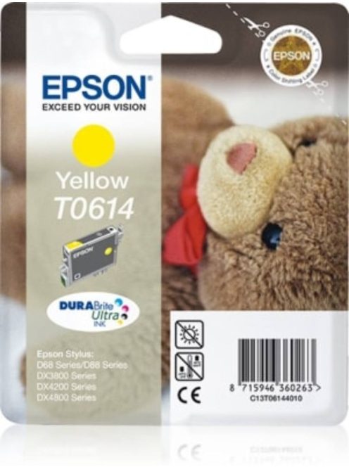 Epson T0614 Patron Yellow 8ml (Eredeti)