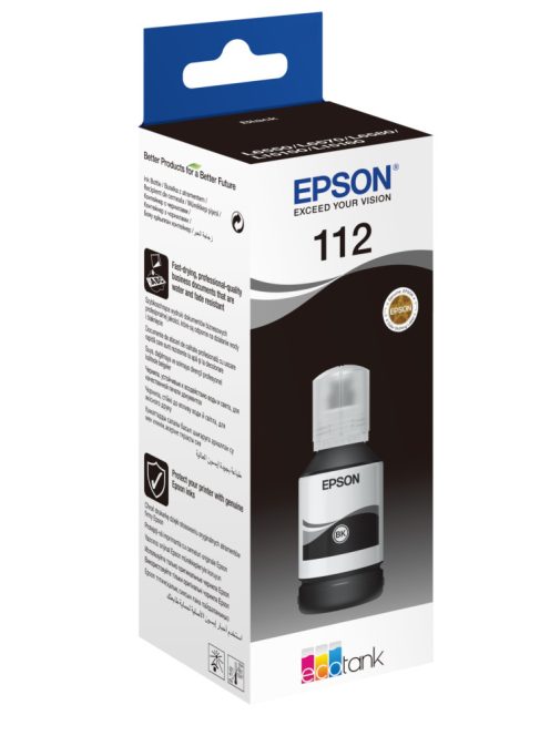 Epson 112 (T06C1) Pigment tinta Black 127ml (Eredeti)