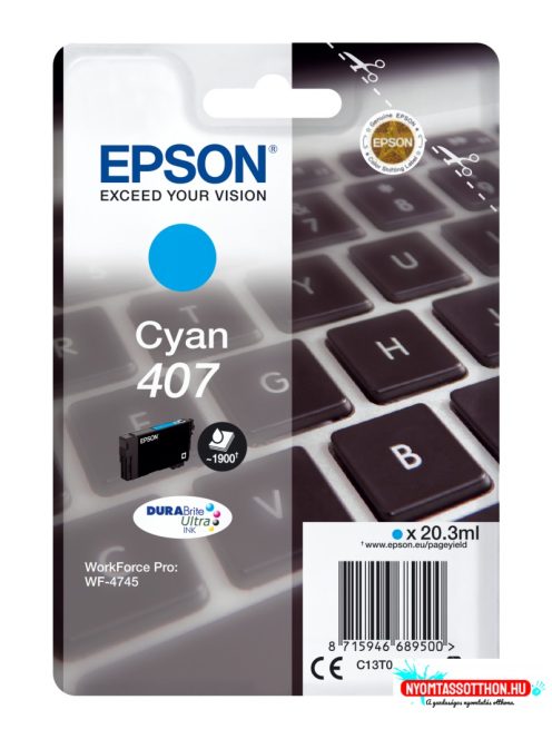 Epson T07U2 Patron Cyan 20,3ml (Eredeti)