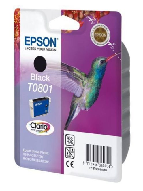 Epson T0801 Patron Black 7,4ml (Eredeti)