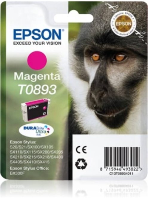 Epson T0893 Patron Magenta 3,5ml (Eredeti)
