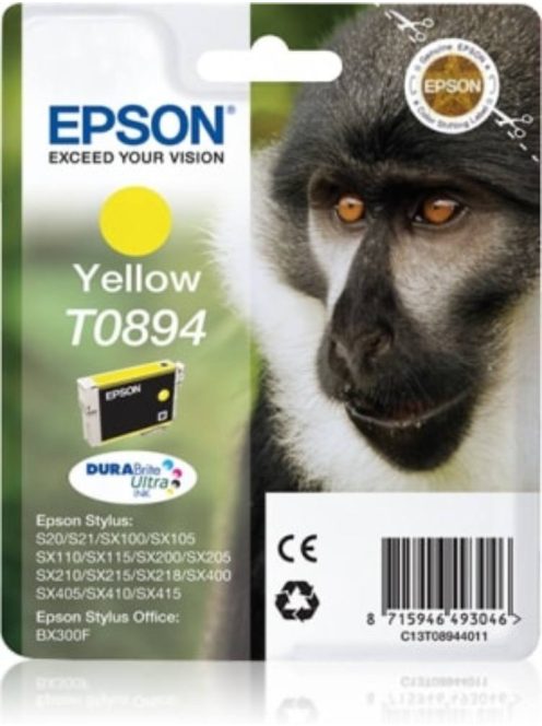 Epson T0894 Patron Yellow 3,5ml (Eredeti)