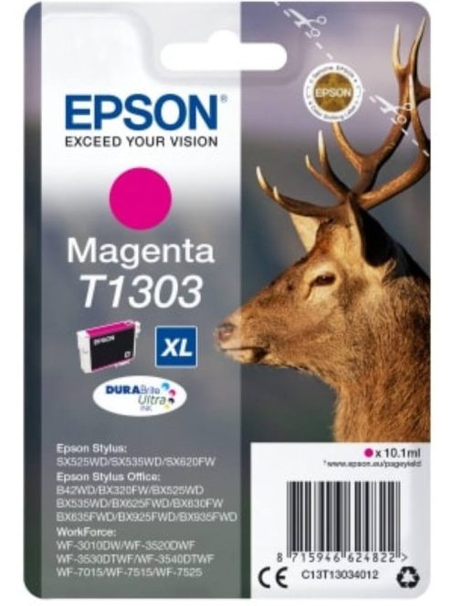 Epson T1303 Patron Magenta 10,1ml (Eredeti)
