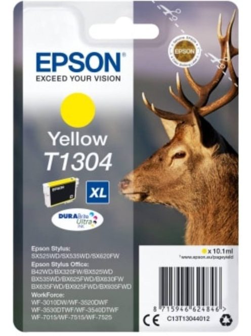 Epson T1304 Patron Yellow 10,1ml (Eredeti)