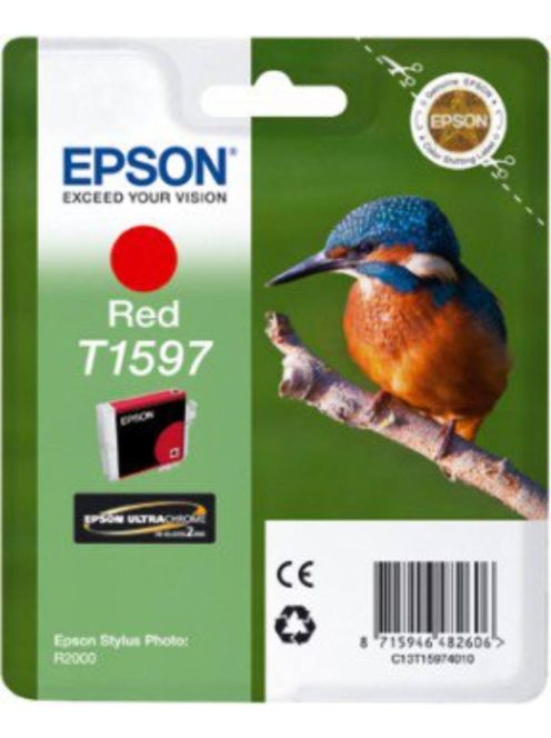 Epson T1597 Patron Red 17ml (Eredeti)