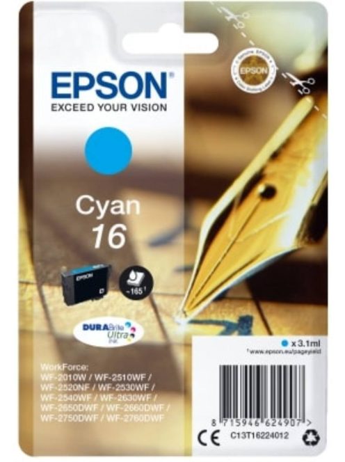 Epson T1622 Patron Cyan 3,1ml 16 (Eredeti)