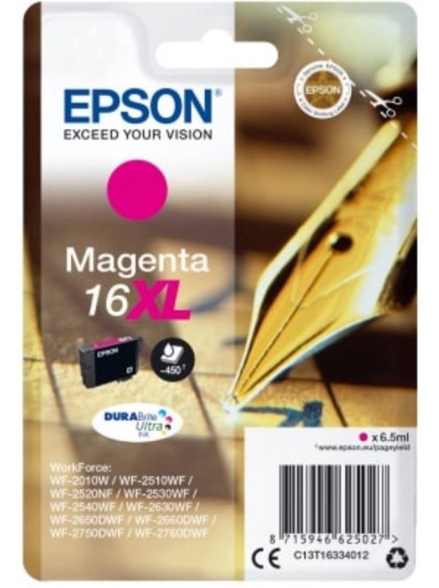 Epson T1633 Patron Magenta 6,5ml 16XL (Eredeti)