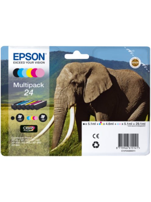 Epson T2428 Patron Multipack 24 (Bk,Y,C,M,LM,LC) (Eredeti)