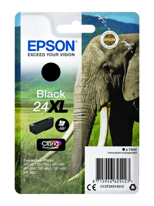 Epson T2431 Patron Black 10ml 24XL (Eredeti)