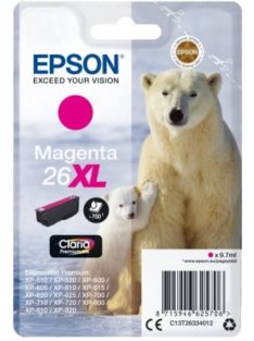 Epson T2633 Patron Magenta 9,7ml 26XL (Eredeti)