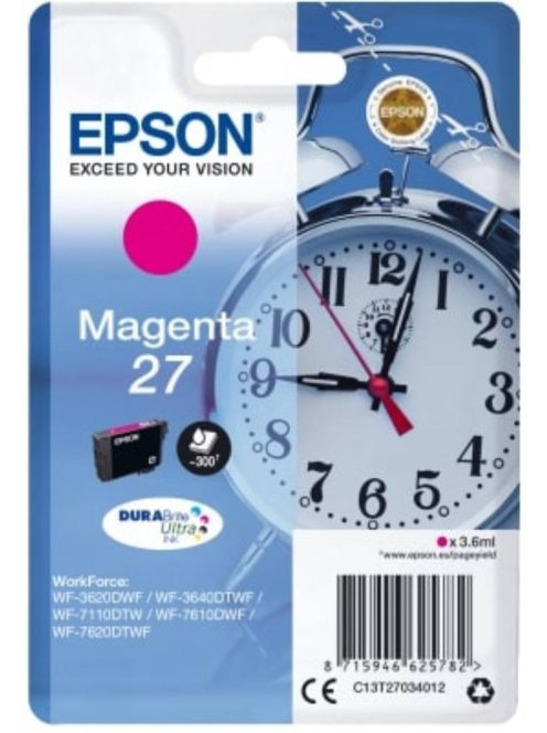 Epson T2703 Patron Magenta 3,6ml (Eredeti)