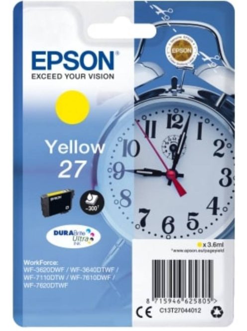 Epson T2704 Patron Yellow 3,6ml (Eredeti)