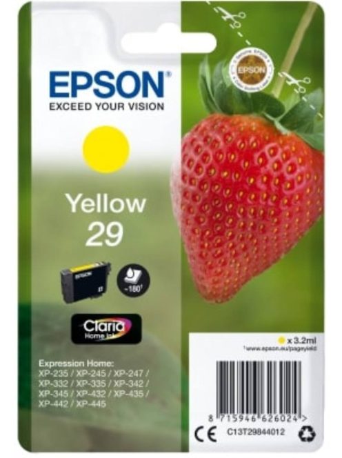 Epson T2984 Patron Yellow 29 (Eredeti)