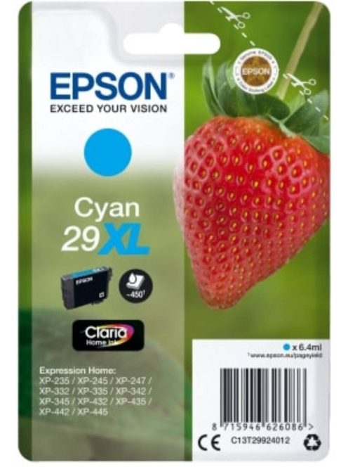 Epson T2992 Patron Cyan 29XL (Eredeti)