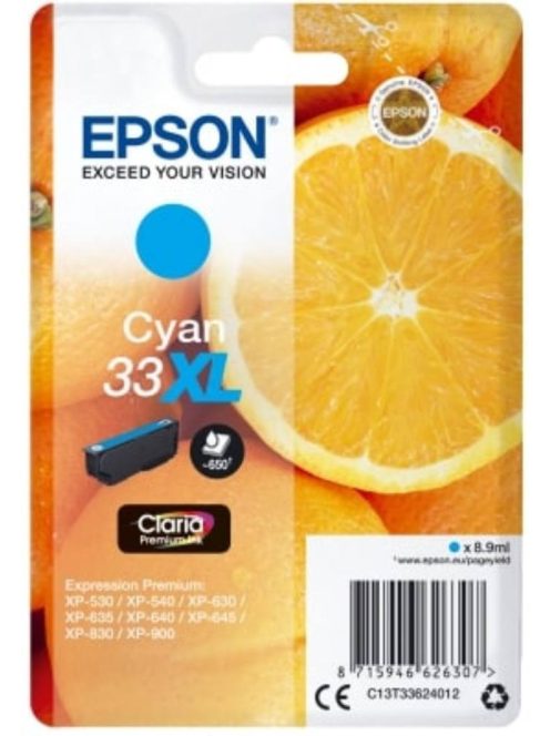 Epson T3362 Patron Cyan 8,9ml (Eredeti)