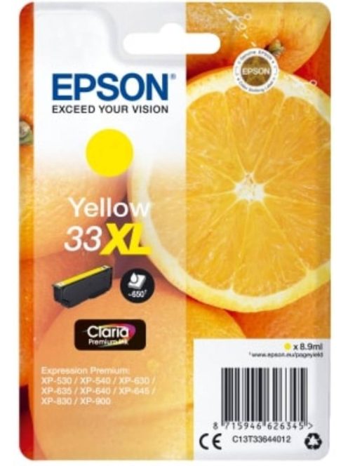 Epson T3364 Patron Yellow 8,9ml (Eredeti)
