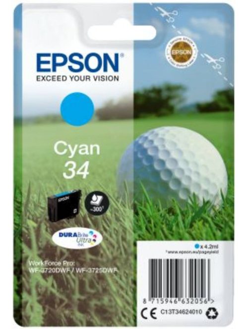 Epson T3462 Patron Cyan 4,2 ml (Eredeti)