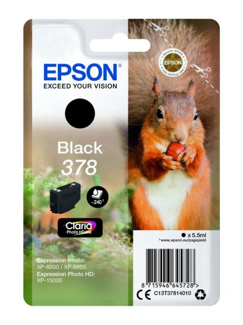 Epson T3781 Patron Black 5,5ml 378 (Eredeti)