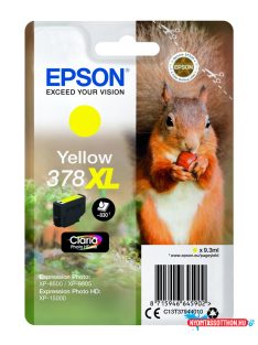 Epson T3794 Patron Yellow 9,3ml 378XL (Eredeti)
