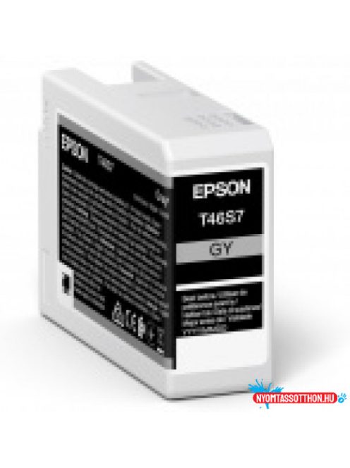 Epson T46S7 Patron Gray 25ml (Eredeti)