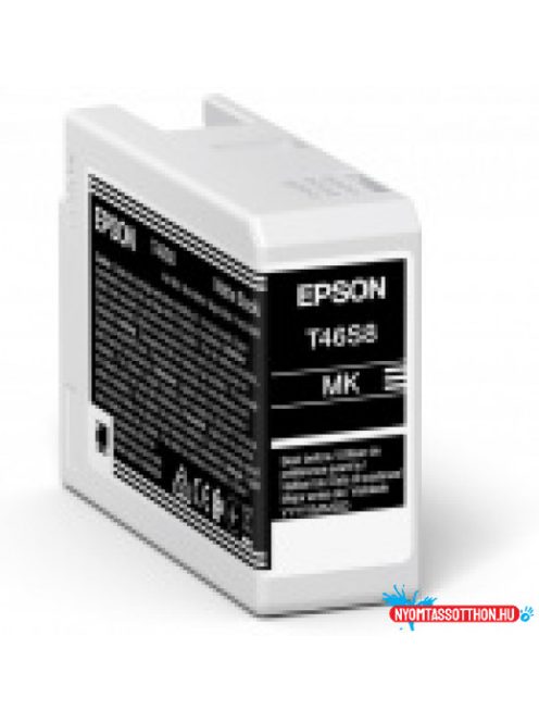 Epson T46S8 Patron Matte Black 25ml (Eredeti)