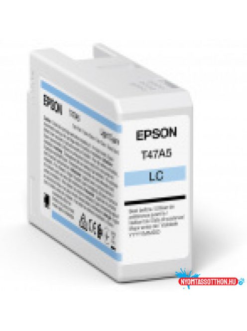 Epson T47A5 Patron Light Cyan 50 ml (Eredeti)