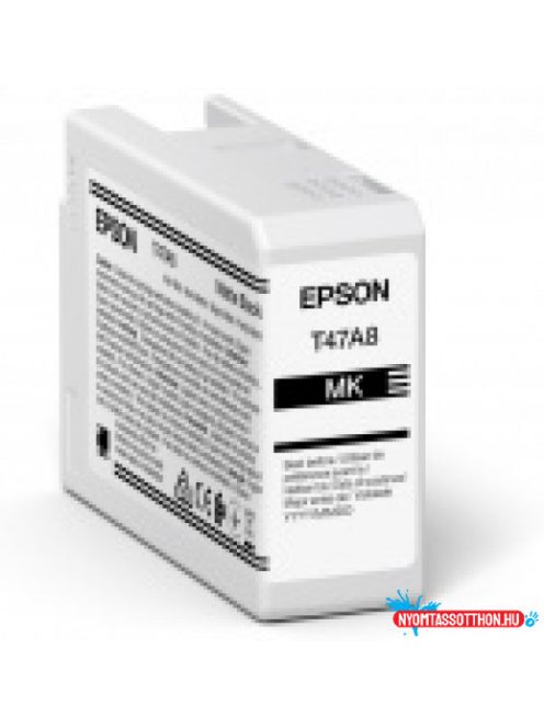 Epson T47A8 Patron Matte Black 50ml (Eredeti)