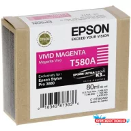 Epson T580A Patron Vivid Magenta 80ml (Eredeti)