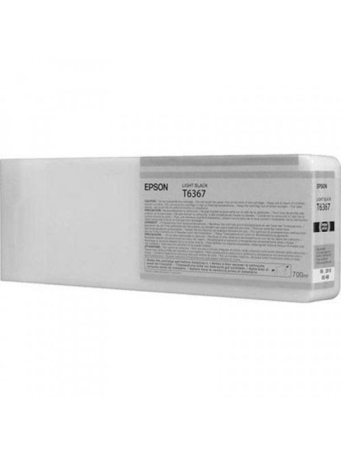 Epson T6367 Patron Light Black 700ml (Eredeti)