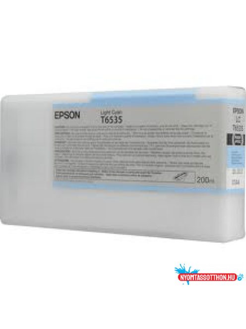 Epson T6535 Patron Light Cyan 200ml (Eredeti)